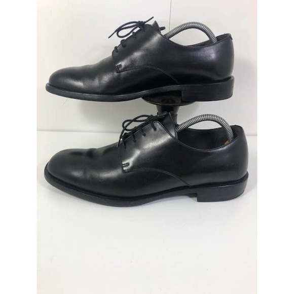 Robert Clergerie Ban Derby Slofox Dress Shoes Leather Black Men\'s US 8.5 main image 5